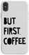 Чехол-накладка TOTO Pure TPU 2mm Print Case Apple iPhone XS Max #41 First Coffee White