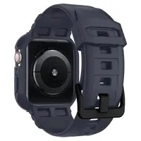 Чохол і ремінець Spigen для Apple Watch SE/6/5/4 (44/45 mm) Rugged Armor Pro 2 in 1, Charcoal Gray (ACS00819)