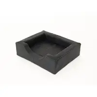 КОЖАНЫЙ КРОВАТЬ-ДИВАН ДЛЯ СОБАК BLACK LEATHER (L): 76×106×20 СМ