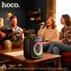 Акустика HOCO Ship outdoor RGB BT speaker with microphone DS72  |BT5.0, FM/USB/AUX/TF, 20W, 2-3h|