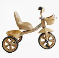 Дитячий велосипед 3-х колісний BestTrike BS 605 фара музична 2 кошика. Beige (169767)
