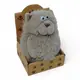 Мягкая игрушка "Кот Кругляш", (13 см), серый