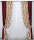 Комбинированные (2шт.1,5х2,7м.) шторы, блэкаут-софт. Цвет бордовый с бежевым. Код 014дк (130-470ш) 10-279