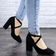 Туфли женские на каблуке Fashion Blitz 2130 35 размер 23 см Черный