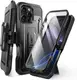 Чехол и стекло Supcase для iPhone 16 Pro - Unicorn Beetle Pro, Black (843439150416)