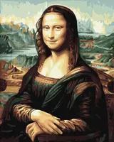 Картина по номерам 40х50см GX36096 Джаконда, Мона Лиза Rainbow