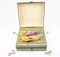 Органайзер-парковка з кришкою ТМ Embroidery Craft Органайзер під процес 23х23 210 отворів карпатська ялинка OG-065