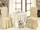 Чехол на стул с юбкой Бежевый Home Collection Evibu Турция 50064
