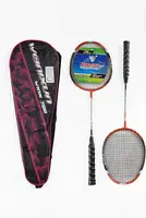 Бадминтон TK Sport C 702 металлический каркас 2 ракетки. Red (171357)