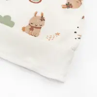 Шапочка для новорожденных на манжете с начесом Bunnies