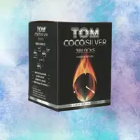 Кокосовый уголь для кальяна Tom Coco Silver (1 кг/60 шт. в коробке)