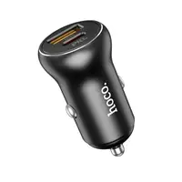 Адаптер автомобільний HOCO Smooth Road Car Charger NZ5 | 1USB/1Type-C, 30W/3A, PD/QC|