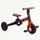Велосипед 3-х колісний BS-45459 Best Trike (1) колеса EVA переднє 8’’, заднє 6’’, нейлонова рама, трансформується у велобіг, підсвічування, в коробці