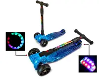 Детский самокат Smart. Space (складная ручка, светящиеся колёса) 680104870