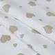 Простыня на резинке для коляски и люльки 40x80 SAND HEARTS