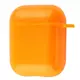Чехол для AirPods силиконовый ярко-оранжевый