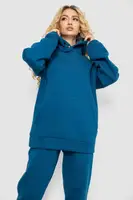Спортивный костюм женский на флисе, цвет петроль, 102R7711