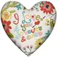 Подушка сердце I love you forever & ever 37x37 см (4PS_WOL022)