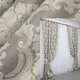Комплект (2шт.1х2.7м) готовых штор, лен "Корона Мария". Цвет капучино с бежевым. Код 1269ш  31-502