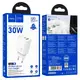 Адаптер сетевой HOCO Gentle charger N63 |1USB/1Type-C, 30W/3A, PD/QC|