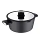 Кастрюля с крышкой Bergner Ion BG-35802-BK 28 см 6 л черная
