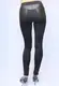 Леггинсы из экокожи CR-611045-BLK