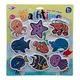 Набор для ванной "Морские животные", 9 фомовых фигурок
