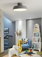 Сучасний креативний світильник стельовий LED для кухні ванної офісу 26451 Сірий 15х40х40 см.