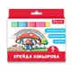 Мел цветной 1Вересня Classic JUMBO 400557 6 цветов