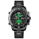 Часы наручные мужские SKMEI 1670BKWT BLACK-WHITE, Армейские часы противоударные