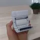 Термопринтер черно-белый цвет печати, Bluetooth, проволока type-C, 1 рулон термобумаги (бело-бирюзовый)