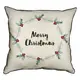 Подушка с мешковины Merry Christmas 45x45 см (45PHB_17NG003_WH)