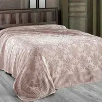 Простирадло махрова євро Arya Sitare AR-TR1003902-pink 200х220 см рожева