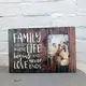 Рамка для фото Family where life begins and love never ends 30x20 см (RMF_23S001)