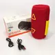 Bluetooth-колонка TG657 с RGB подсветкой 1500 mAh. Цвет: красный