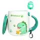 Кружка з кришкою BonaDi Dinosaur 430 мл порцелянова ложкою