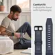 Чехол и ремешок Spigen для Apple Watch SE/6/5/4 (44/45 mm) Rugged Armor Pro 2 in 1, Charcoal Gray (ACS00819)