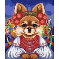 Картина по номерам "Лисичка-сестричка" 40x50 см