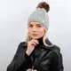 Шапка Kelly 17023 светло-серый