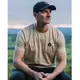 Футболка Peaty's T-Shirt, Embroidered Crown / Desert Dust, 2XL