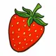 Полотенце пляжное Клубника IMP_73_STRAWBERRY