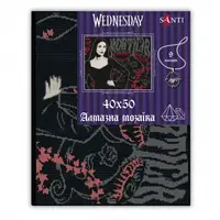 Алмазна мозаїка Santi Wednesday Mysterious Morticia 955114 40х50 см