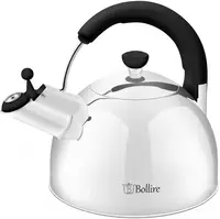 Чайник со свистком Bollire BR-3007 2.5 л серебристый