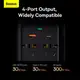 Автомобильный преобразователь напряжения BASEUS IGBT Power Inverter |2Soc/1USB/Type-C, 300W/40A| (220V CN/EU) (CGNB010101)