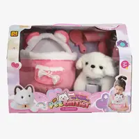 Мягкая игрушка Собачка, звук сердцебиения. White (156778)