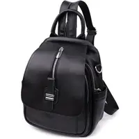 Женский рюкзак из натуральной кожи Vintage 23058 Черный