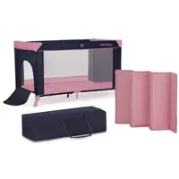 Ліжко-манеж Babytiger Viki Pink Navy (BLVIKI00PNK0000)