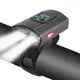 Велолихтар 2285-2XPE Ultra Light Aluminium встроенный аккумулятор, индикация заряда, Waterproof