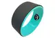 Колесо для йоги EasyFit TPE 33 см черно-мятное