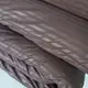 Постельное белье Микрофибра Коричневое страйп ОТЕЛЬ MERISET - Полуторный